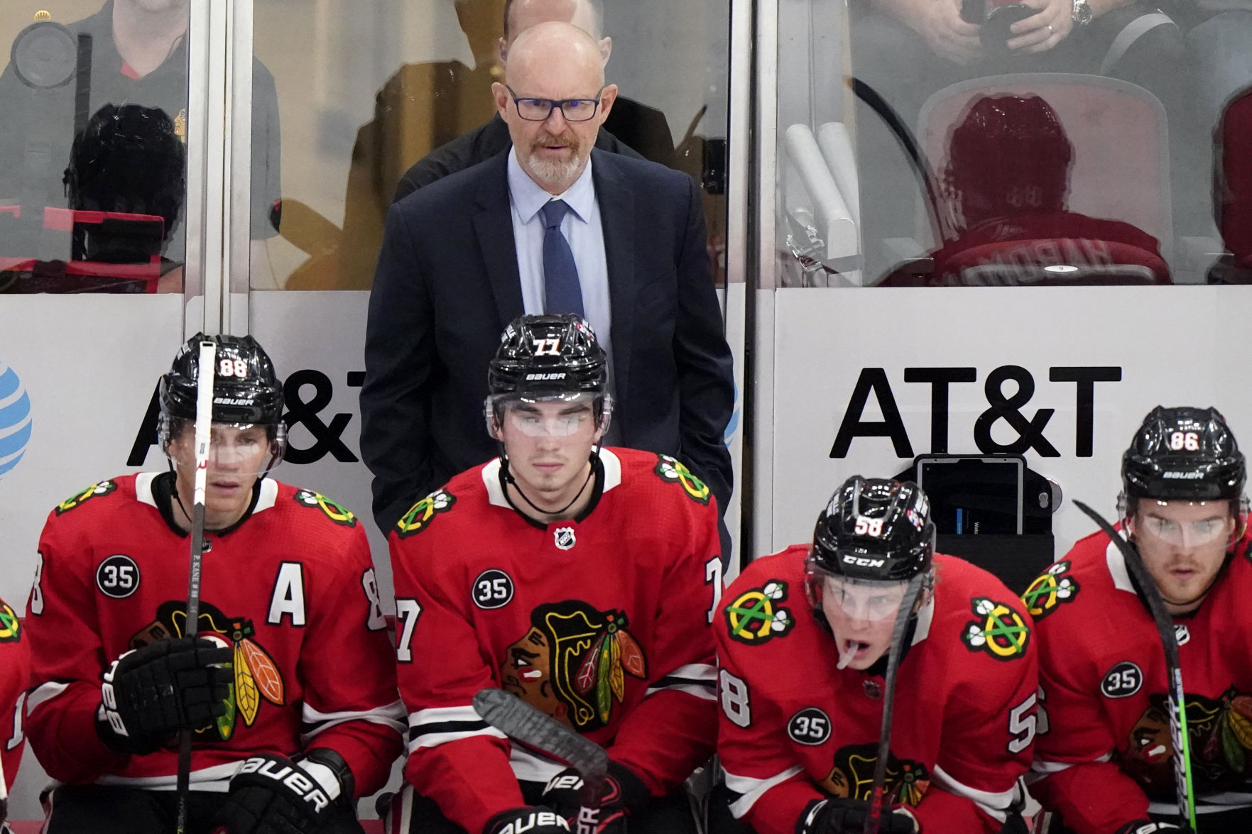 Predators Blackhawks Hockey